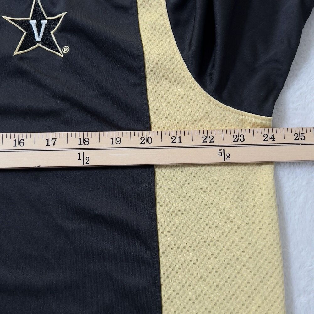 Vanderbilt Commodors Performance Polo Shirt Mens Sz XL Black Mustard - Picture 8 of 9